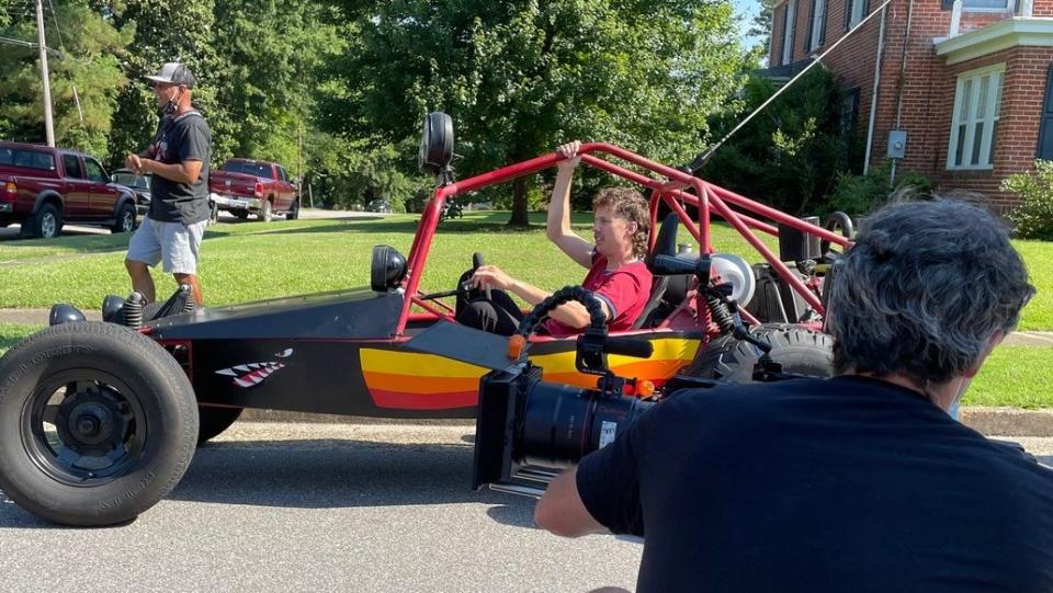 Jon Heder shoots “Tapawingo.” - Credit: Dylan K. Narang