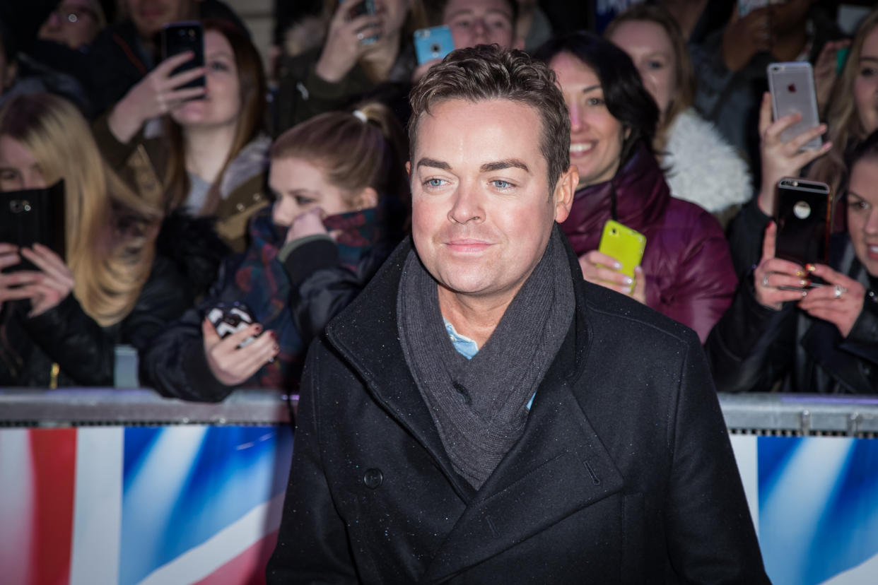 Stephen Mulhern poses for photographers upon arrival at a photo call for "Britain's Got Talent" in London, Friday, Jan. 22, 2016. (Photo by Vianney Le Caer/Invision/AP)