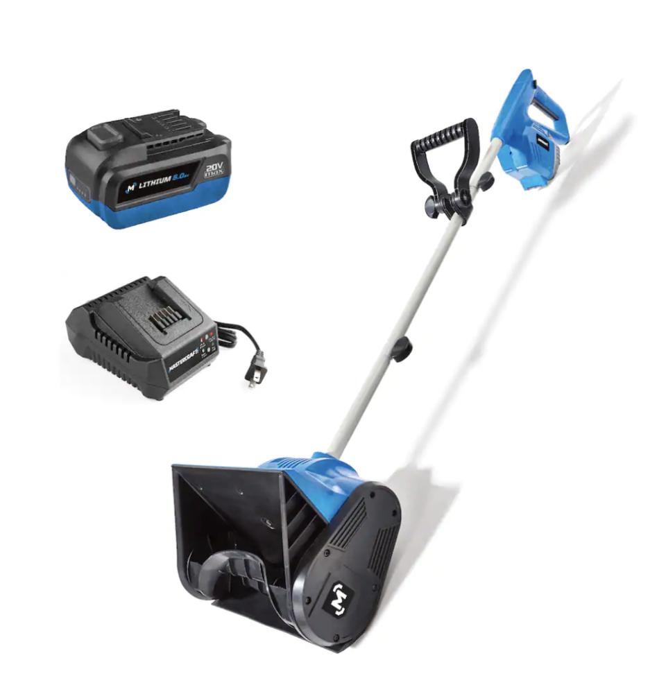 Mastercraft 20V Single Stage Cordless Snow Shovel (Photo via Canadian Tire)