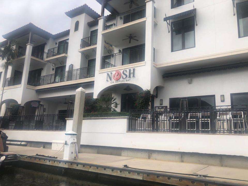 View of Nosh from water 