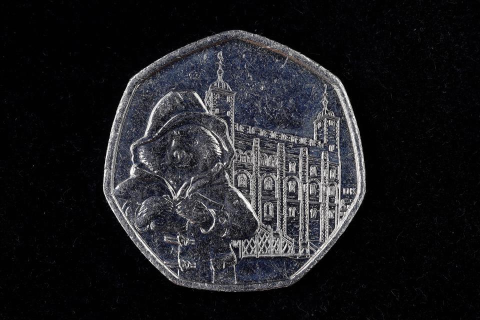 Queen Elizabeth II 50p: Paddington at the Tower of London. Issued 2019