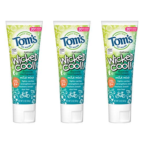 Tom's of Maine Wicked Cool Fluoride Toothpaste (Amazon / Amazon)