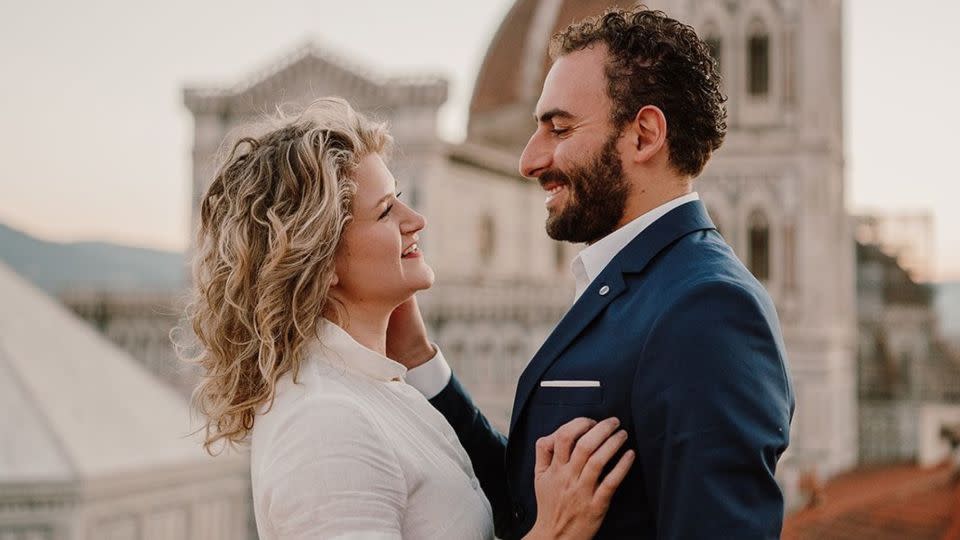 It's been five years since Kacie and Dario met in Florence and now they live there together. - Jamie Lee (@JamieInItalyPhoto/JamieInItaly.com)