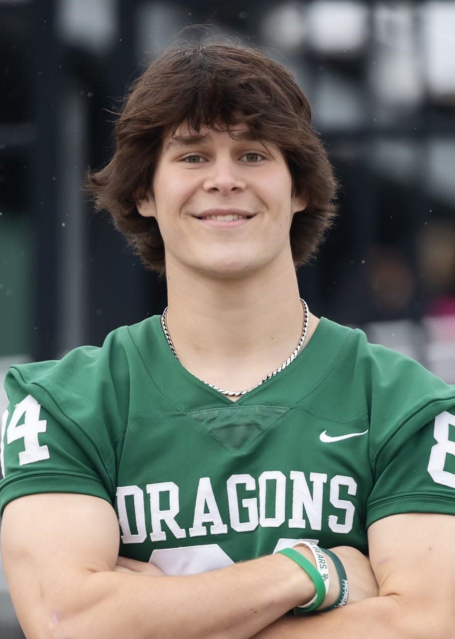 Lake Orion defensive lineman Joe Debrincat