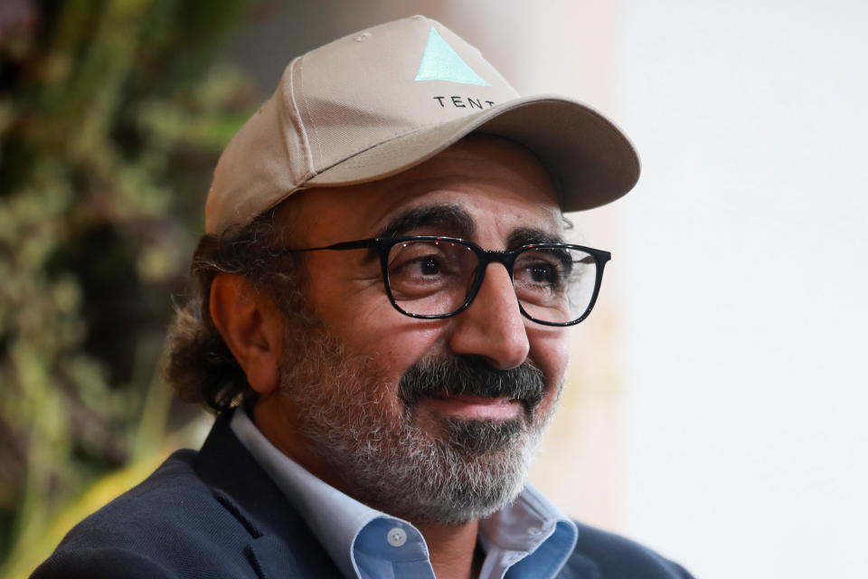 Hamdi Ulukaya, President and Chairman of Chobani, speaks at the 2022 Milken Institute Global Conference in Beverly Hills, California, U.S., May 2, 2022.  REUTERS/David Swanson