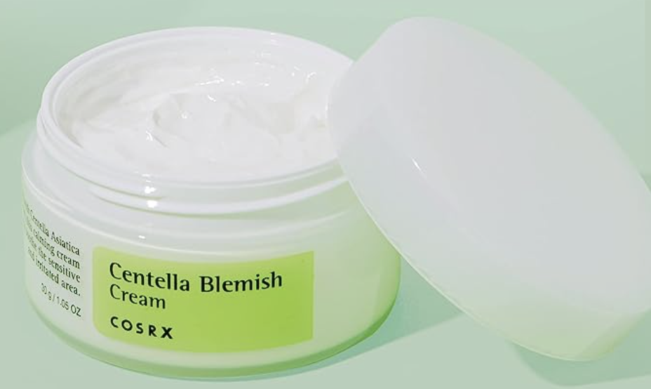 COSRX Centella Blemish Cream in green