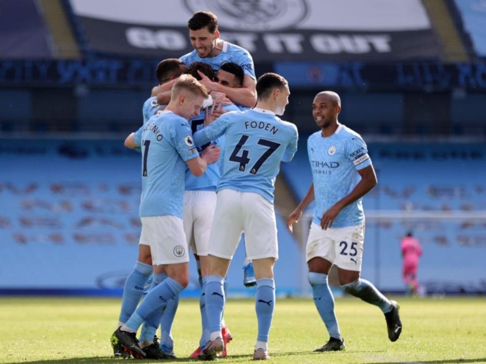 Manchester City celebratePOOL/AFP via Getty Images