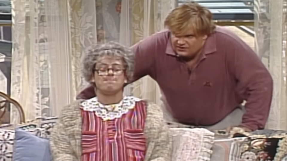 Adam Sandler and Chris Farley on Saturday Night Live.