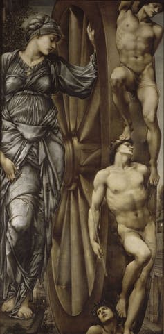 <span class="caption">La rueda de la fortuna (Edward Burne-Jones,1833-1898)</span>