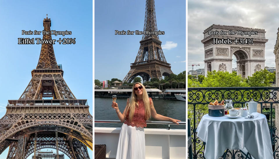 Is watching the Paris Olympics in person worth the trip? A French travel blogger breaks down how much prices have skyrocketed. Credit: limitlesssecrets/Instagram