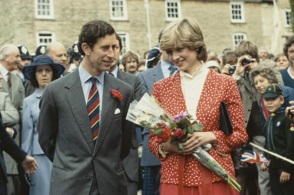 El príncipe Carlos y Lady Di días antes de su boda real. (Foto: Tim Graham Photo Library via Getty Images)