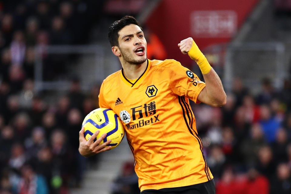 Raúl Jiménez bagged the winner in Wolves' rally. (Photo by Bryn Lennon/Getty Images)