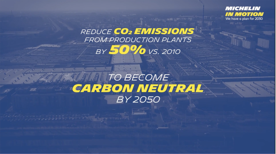 與2010年相比，減少了50%的二氧化碳排放，並計劃在2050年達到碳中和
