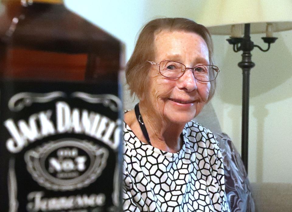 Lorene Amick will celebrate her 103rd birthday on New Year's Eve. A bottle of Jack Daniels, her favorite drink, was a Christmas gift. “I have a 5 o’clock drink every night,” said Amick.