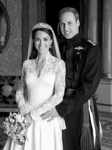 <p>Millie Pilkington</p> Kate Middleton and Prince William after their wedding on April 29, 2011.