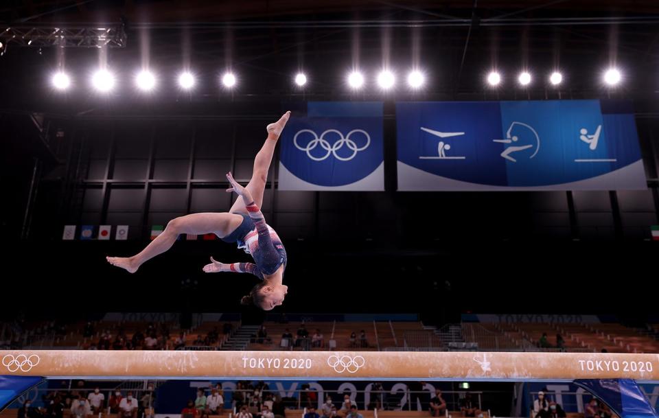 <p>As for the year-long postponement of the Games, Lee told <a href="https://people.com/sports/tokyo-olympics-sunisa-lee-first-hmong-american-olympic-gymnast-achieving-her-dream/" rel="nofollow noopener" target="_blank" data-ylk="slk:PEOPLE;elm:context_link;itc:0;sec:content-canvas" class="link ">PEOPLE</a>, "Now looking back, I think it's helped me a lot mentally and physically."</p>