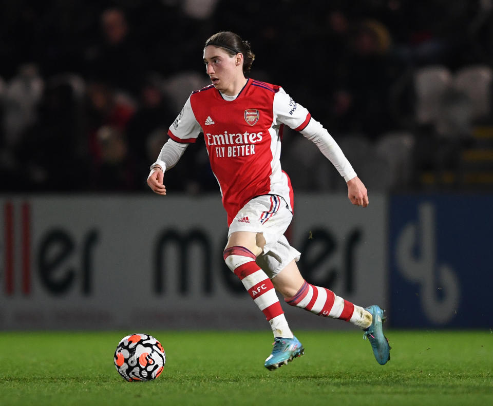 Flores durante un encuentro del Arsenal Sub-23 (Foto de: David Price/Arsenal FC via Getty Images)