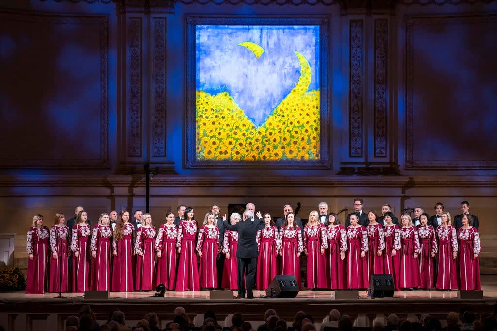 CARNEGIE HALL-UCRANIA (AP)