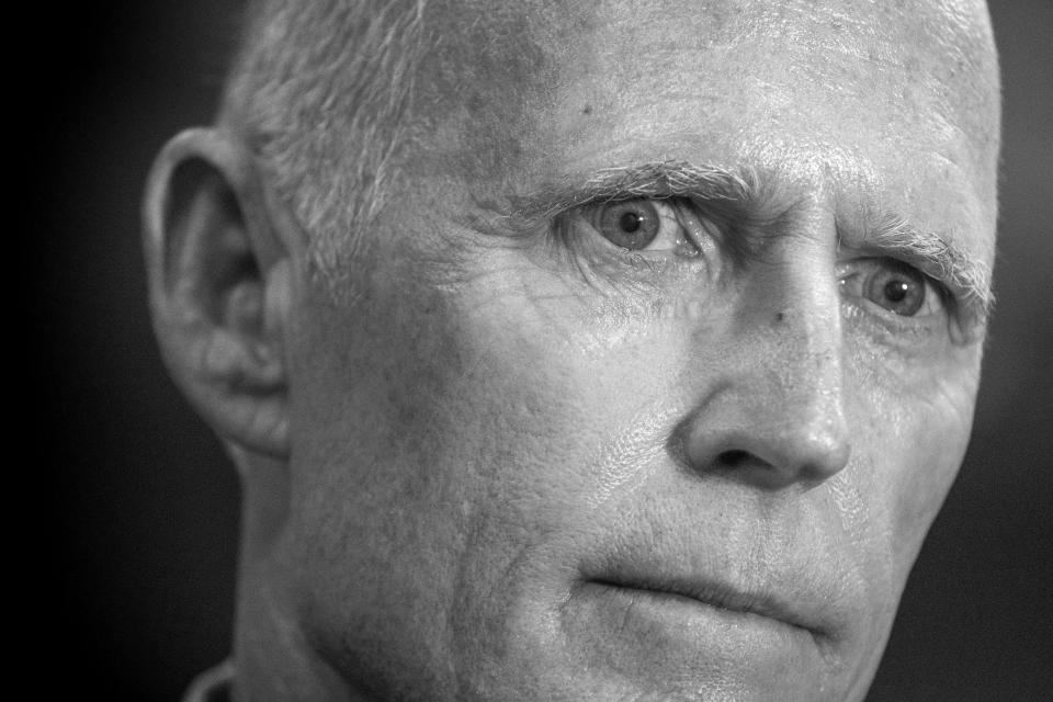 Have aliens descended on Palm Beach County to claim one of their own? Like Senator Rick Scott?