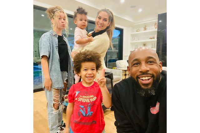 Allison Holker/Instagram Allison Holker and Stephen Boss with their kids Weslie, Zaia and Maddox in their L.A. home.