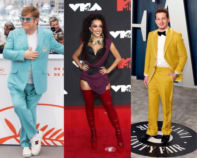 Au programme du Global Citizen Live entre autres: Elton John, Doja Cat et Charlie Puth (Photo: MONTAGE PHOTO LE HUFFPOST AVEC ASSOCIATED PRESS ET GETTY IMAGES)