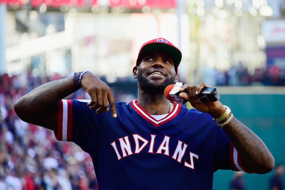 LeBron James Indians