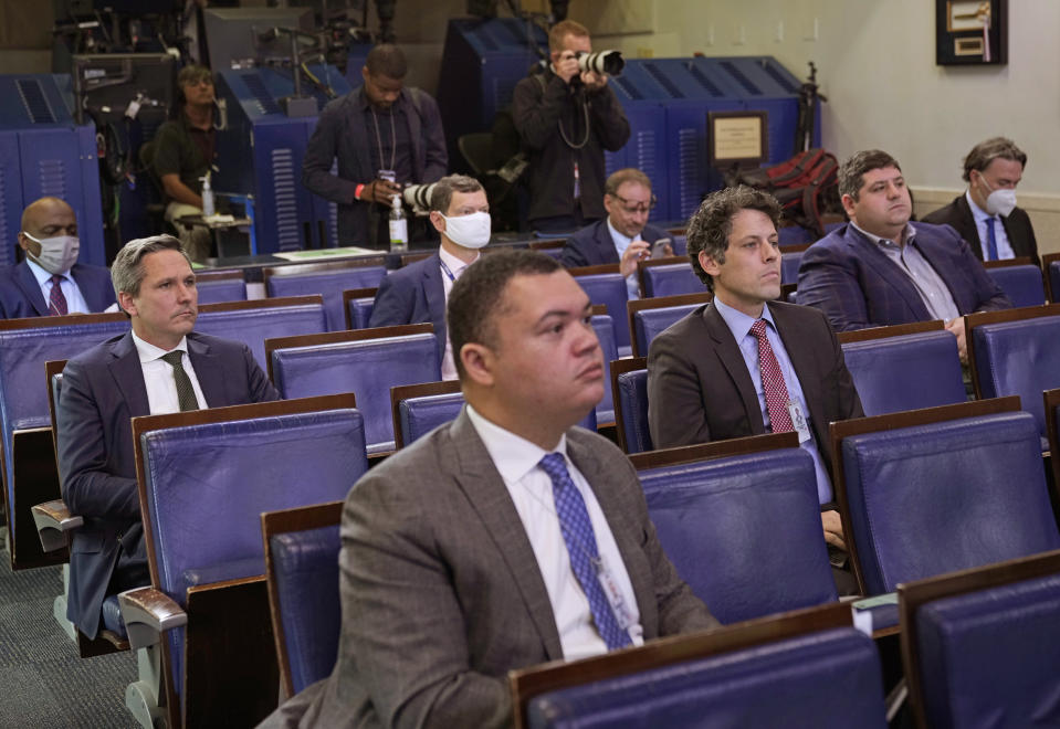 Image: White House Press Secretary Psaki Is Joined By Council Of Economic Advisers Chair Rouse For Daily Briefing (Drew Angerer / Getty Images)