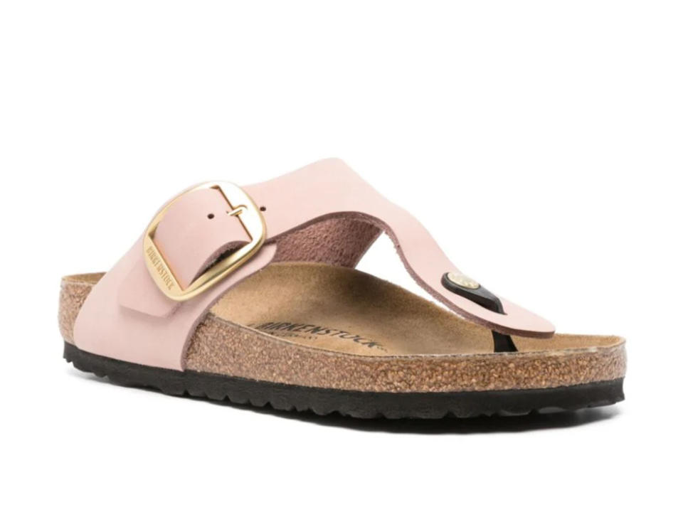 Birkenstock Gizeh nubuck-leather sandals