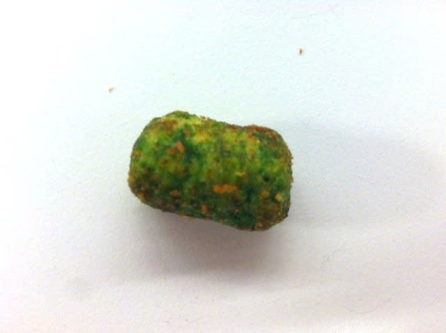 It is a bit strange eating a Cheeto that is frighteningly green. While the jalapeno taste is evident, there isn't a ton of cheddar flavor. If you like peppers, you'll be down with this green monster. Otherwise, you might be better off sticking to the cheese flavors.