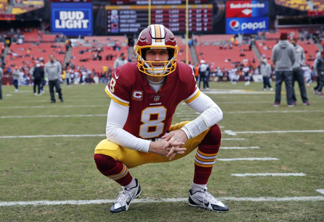 He likes that: QB Kirk Cousins will reportedly sign a three-year, fully guaranteed contract with the Minnesota Vikings. (AP)