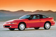 <p>When the Eclipse GSX arrived in the ‘90s, it was an instant hit because of its petite size, four-wheel drive chassis and turbocharged four-cylinder, capable of blowing the doors off most American sports cars of the era. The GSX was the range-topping AWD model, producing<strong> 195bhp</strong> and capable of 0-60mph in under 7sec. Mitsubishi eventually dropped the Eclipse to focus on hybrid technology.</p>