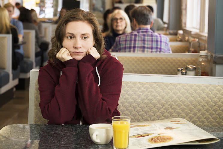 Lena Dunham on HBO's Girls. (Photo: HBO)