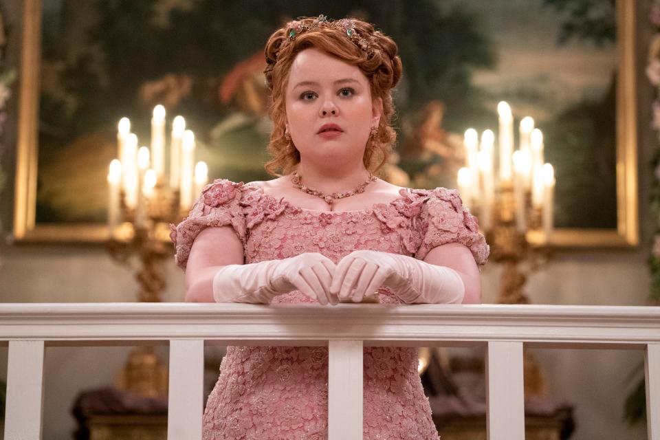 Penelope Featherington (Nicola Coughlan) was outed as Lady Whistledown in the Season 1 finale of "Bridgerton," and in Season 2 we get to see how the gossip gets made.