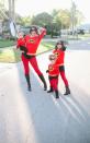 <p>Because the family that fights bad guys together stays together.</p><p><strong>Get the tutorial at <a href="https://freshmommyblog.com/incredible-weekend-easy-diy-incredibles-family-costume/" rel="nofollow noopener" target="_blank" data-ylk="slk:Fresh Mommy Blog;elm:context_link;itc:0;sec:content-canvas" class="link ">Fresh Mommy Blog</a>.</strong></p><p><strong><a class="link " href="https://www.amazon.com/CAOMP-Girls-100-Organic-Cotton-Leggings/dp/B076DG4NCP/?tag=syn-yahoo-20&ascsubtag=%5Bartid%7C10050.g.21345654%5Bsrc%7Cyahoo-us" rel="nofollow noopener" target="_blank" data-ylk="slk:SHOP RED LEGGINGS;elm:context_link;itc:0;sec:content-canvas">SHOP RED LEGGINGS</a></strong></p>