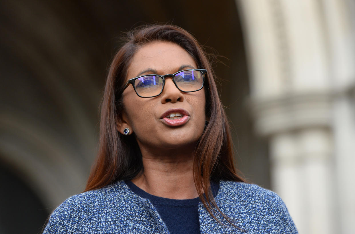 Gina Miller speaks to the media at the High Court in London where three judges have ruled against the Prime Minister's decision to trigger Article 50 of the Lisbon Treaty of the Lisbon Treaty and start the UK's exit from the European Union without the prior authority of Parliament.