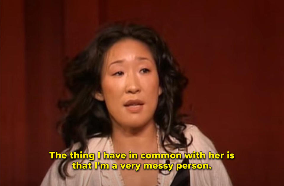 Sandra Oh at PaleyFest: "The thing I have in common with her is that I'm a very messy person"