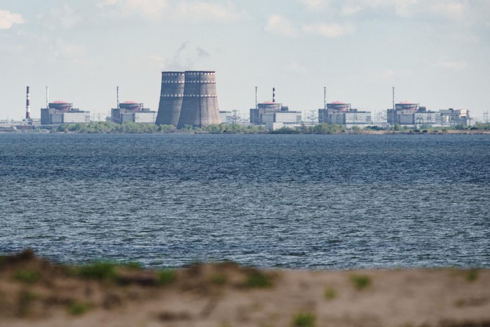 Das Atomkraftwerk Saporischschja in der von Russland kontrollierten Stadt Enerhodar. (Bild: Getty Images)