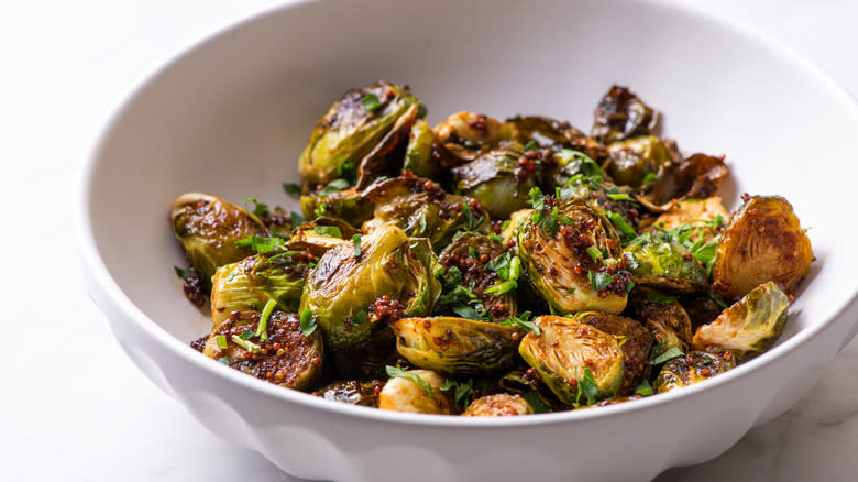 Bowl of Brussels sprouts