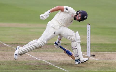 England's Ollie Pope in action  - Credit: REUTERS/Siphiwe Sibeko