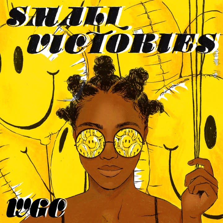 <em>Small Victories podcast cover art. Courtesy: Julia Patrick</em>