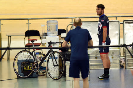 Britain Cycling - Team GB - Rio 2016 Cycling Team Media Session - Newport Velodrome, Wales - 25/7/16Mark Cavendish of Team GBAction Images via Reuters / Tony O'Brien/File Photo