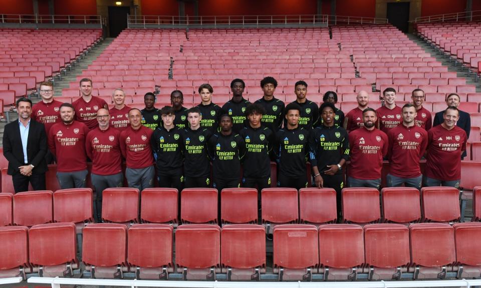 Arsenal’s 2023 scholars (Arsenal)