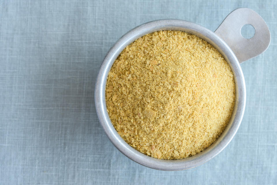 Nutritional Yeast in a Measuring Cup