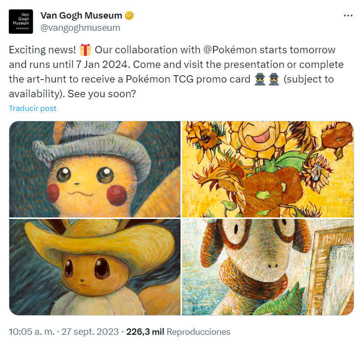 Pokémon X Van Gogh incluirá geniales ilustraciones