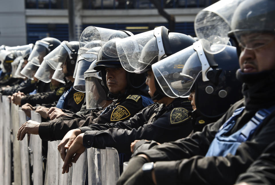 La policía mexicana tiene una de las peores reputaciones de América Latina (AFP/Ronaldo Schemidt)