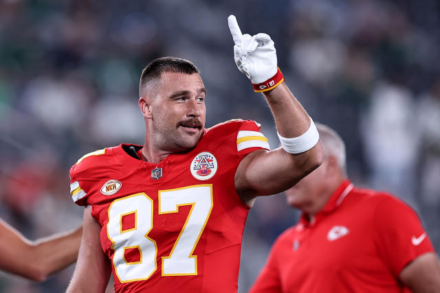 Buy iconic Taylor Swift-Travis Kelce Chiefs 'Karma' shirt