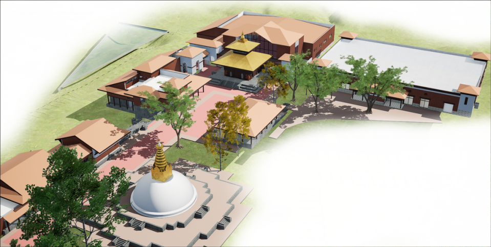 The $6 million project for the Nepali Cultural and Spiritual Center in Euless will include Hindu and Buddhist temples.