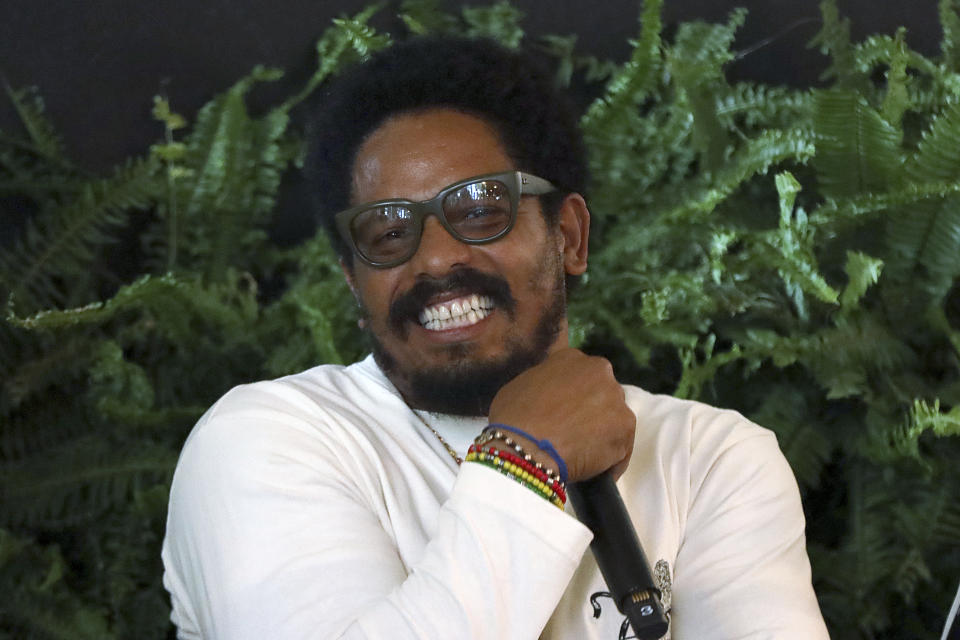 Rohan Marley participates in the Q&A panel at the Marley Brunch with Marley Family Members at the 1 Hotel West Hollywood on Friday, Jan. 24, 2020, in West Hollywood, Calif. (Photo by Willy Sanjuan/Invision/AP)