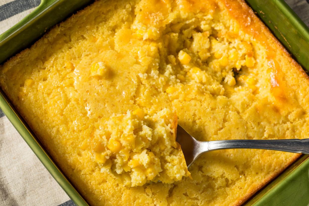 Homemade Corn Pudding Casserole for the Holidays