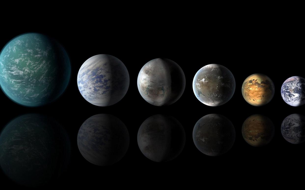 The larger exoplanets are thought to be more watery and better candidates for life - NASA/Ames/JPL-Caltech